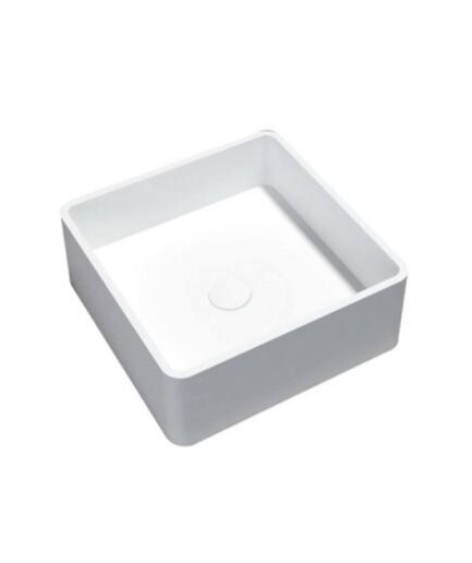 Waskom opbouw – Mat wit