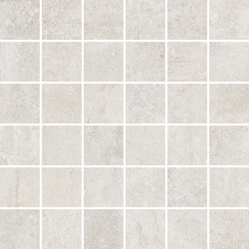 Dutch Design Industrial Bianco Mosaico 30X30 Mat