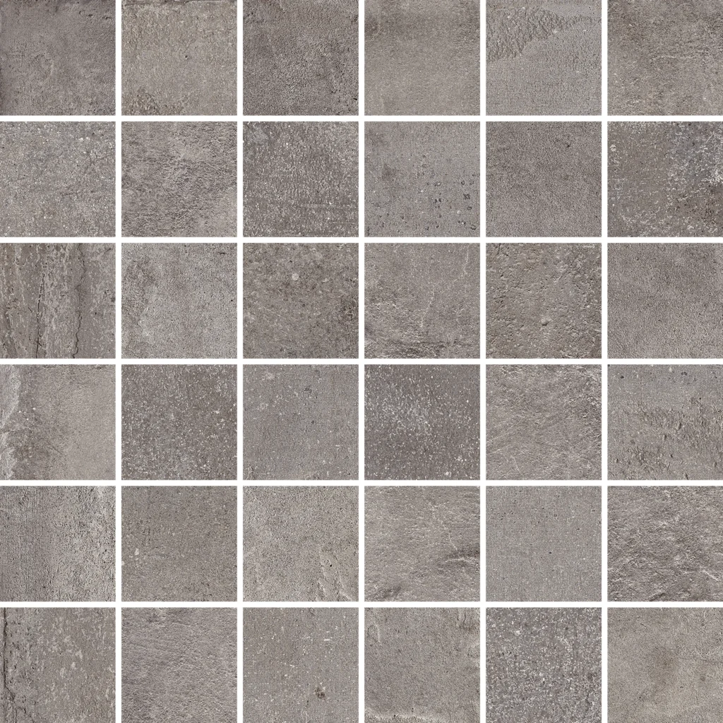 Dutch Design Industrial Grigio Mosaico 30X30 Mat