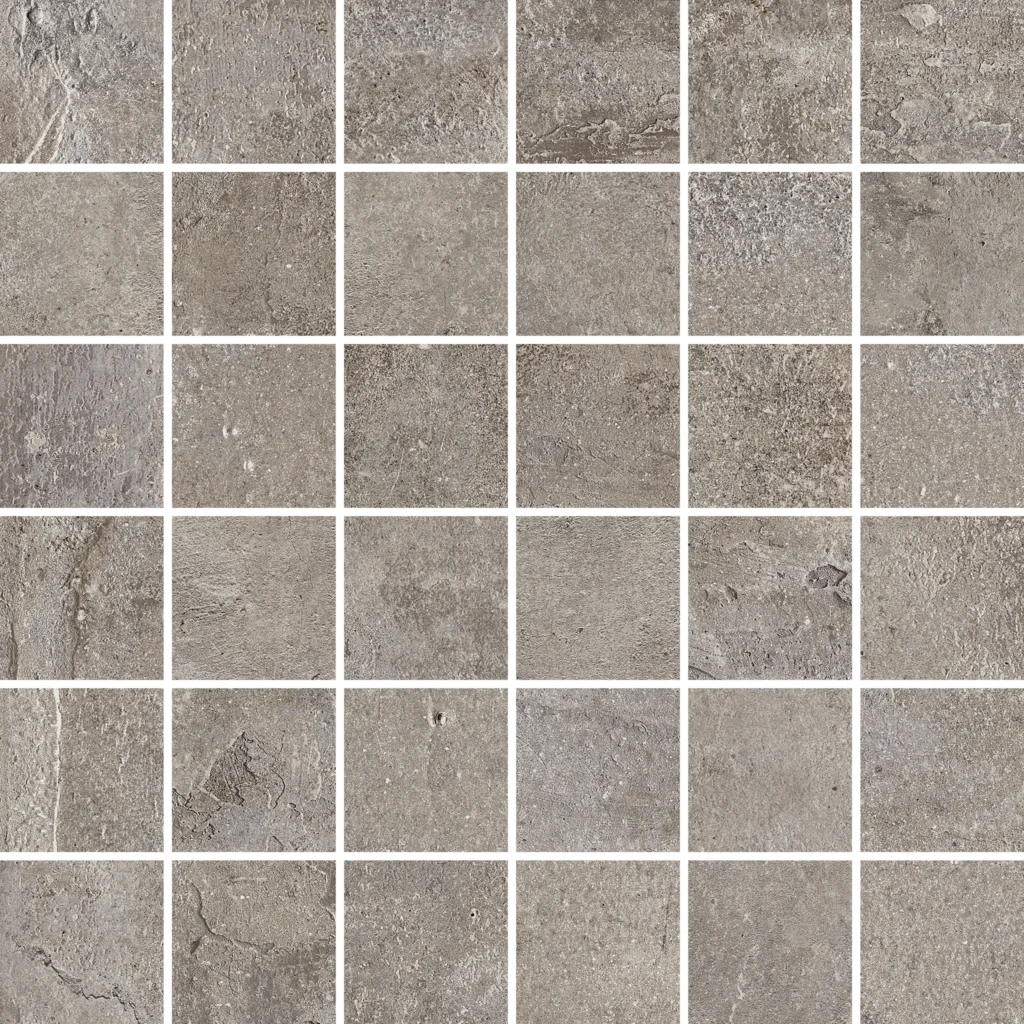 Dutch Design Industrial Piombo Mosaico 30X30 Mat