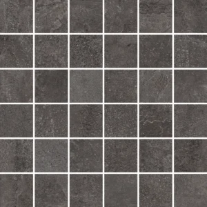 Dutch Design Industrial Nero Mosaico 30X30 Mat - Mozaïek Betonlook | Lapy