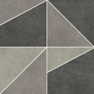 Castelvetro Terrae Graphite/Smoke/Silver Mosaico Mix 30X30 Mat - Wandtegels | Lapy