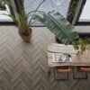 YUP Paddington Herringbone dryback dark grey - PVC Vloeren | Lapy