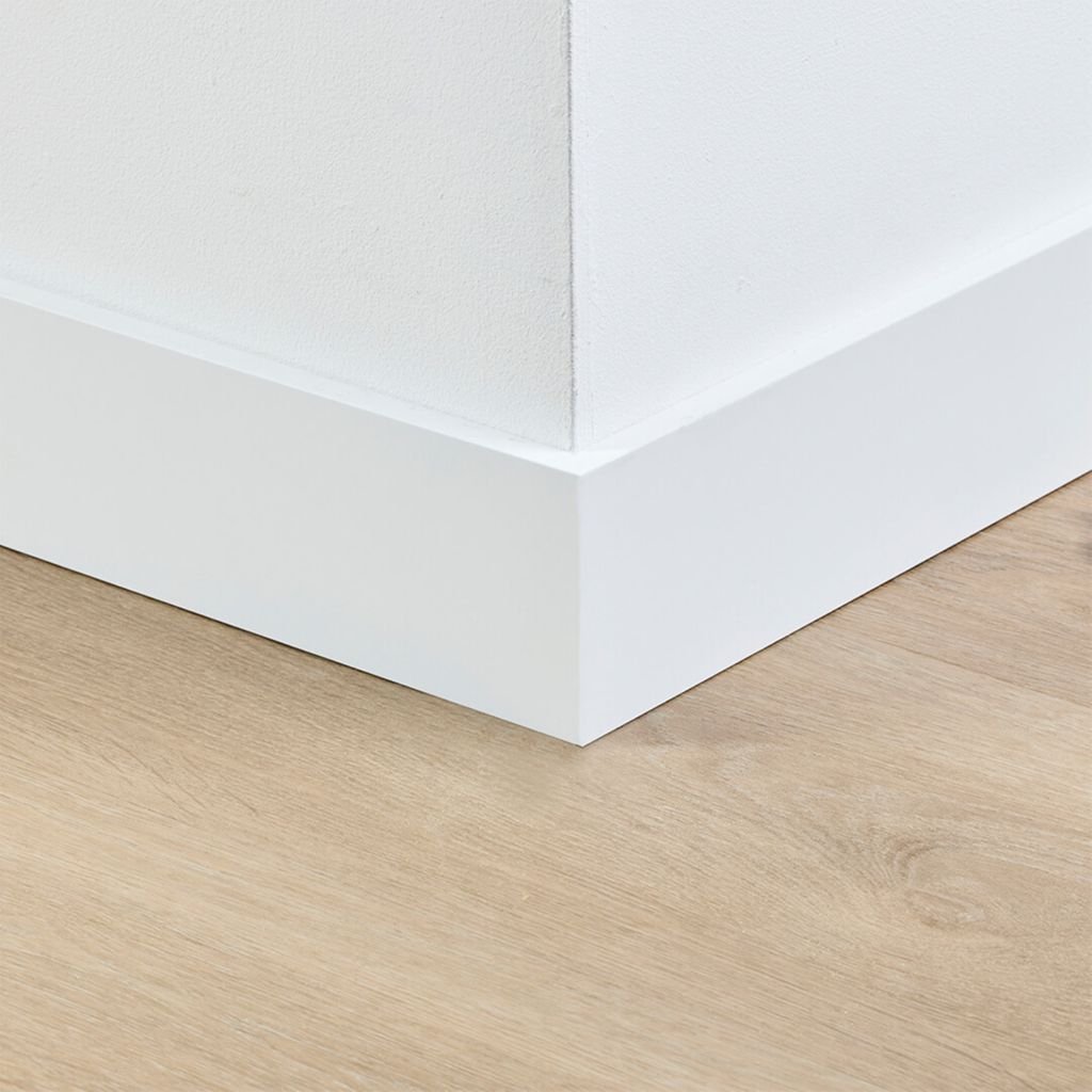 Co-pro gelakte plint amsterdam wit RAL 9016 90x12