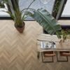 YUP Paddington Herringbone dryback natural - PVC Vloeren | Lapy