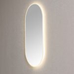 Spiegel ambiance ovaal met LED verlichting, 3 kleur instelbaar & dimbaar | Lapy