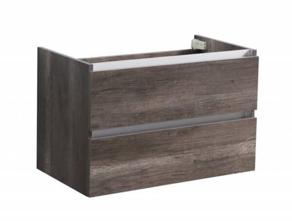 Trendline basic onderkast met greeplijst aluminium 80 Century Oak