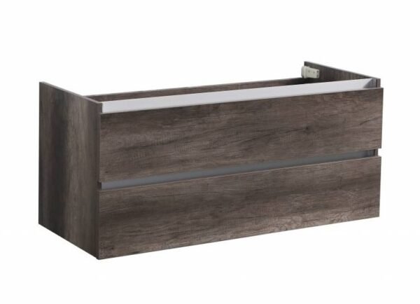 Trendline basic onderkast met greeplijst aluminium 120 Century Oak