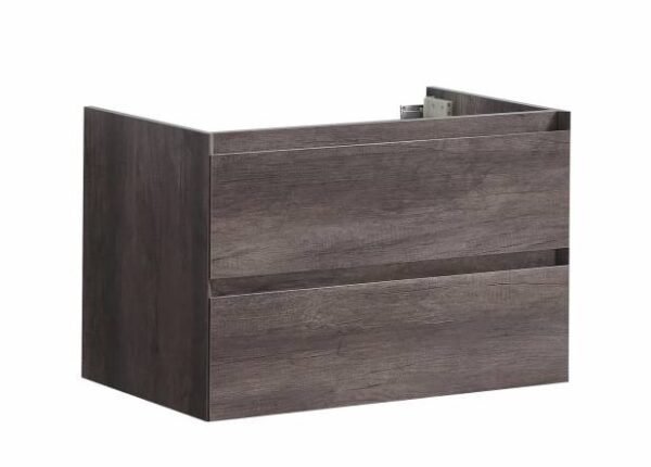 Badmeubel Infinity onderkast met greeplijst in korpus kleur 80 Century Oak OP = OP