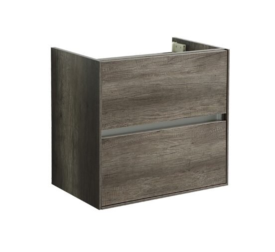 Compact onderkast met greeplijst aluminium 60