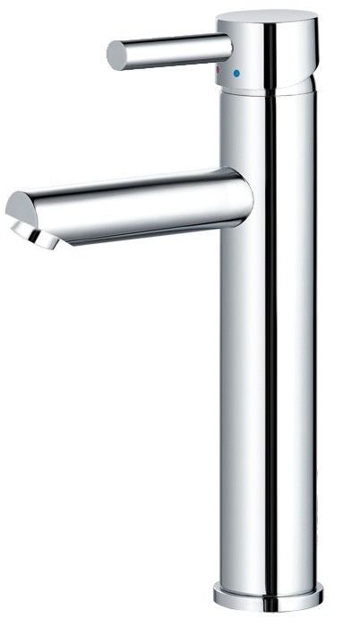 Wastafelmengkraan hoog rond Chroom
