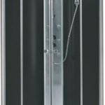 Jupiter complete douchecabine 90x90x225 alu mat 5mm glas - Douches | Lapy