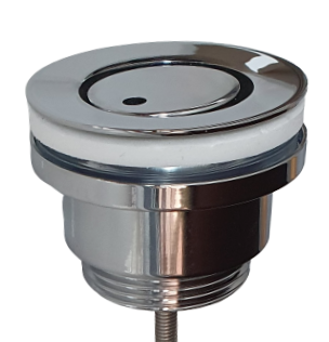 Vaste fontein waste universeel 5/4" Chroom