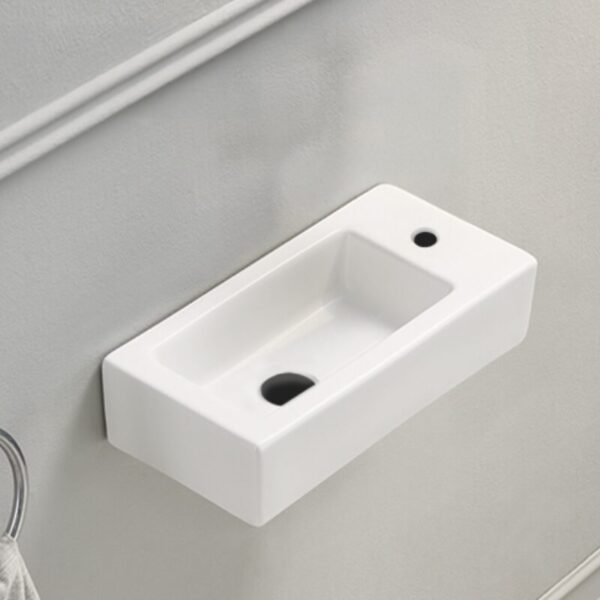 Fontein Keramiek Mat Wit Qubic Mini