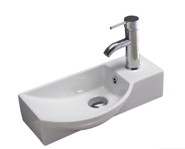 Fonteinset Keramiek Wit Bee