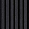 Silentlines lattenwand zwart eiken - Wandpanelen | Lapy
