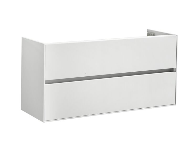 Compact onderkast met greeplijst aluminium