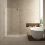 Less inloopdouche 500 x 2000 x 8 mm nano helder glas/mat zwart - Douches | Lapy