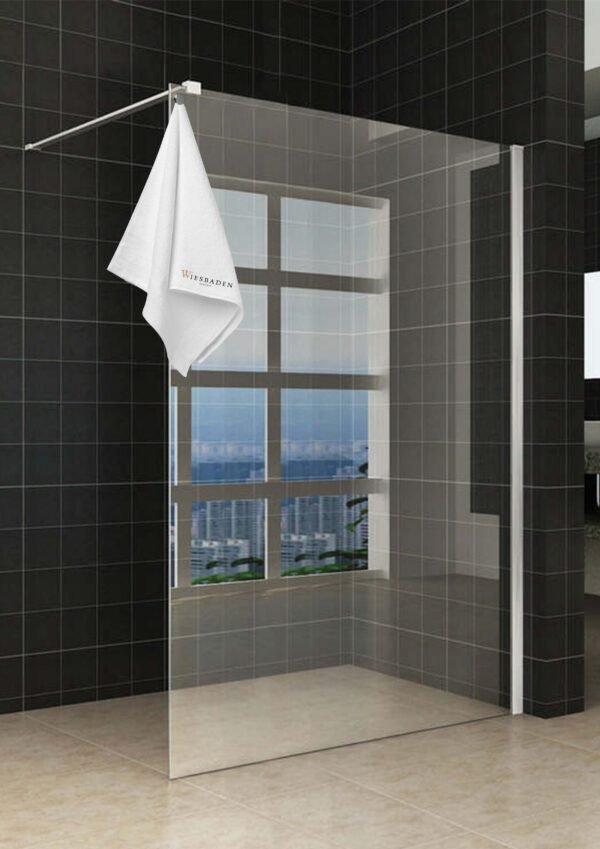 Sita inloopdouche met handdoekhouder 120×200 cm chroom/8 mm helder glas met Nano coating - Inloopdouches | Lapy