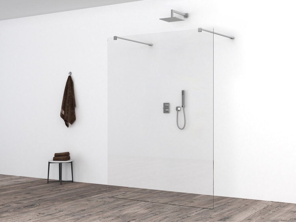 Slim glasplaat 1200 x 2000 x 8 mm nano helder glas
