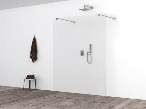Slim glasplaat 1200 x 2000 x 8 mm nano helder glas - Inloopdouches | Lapy