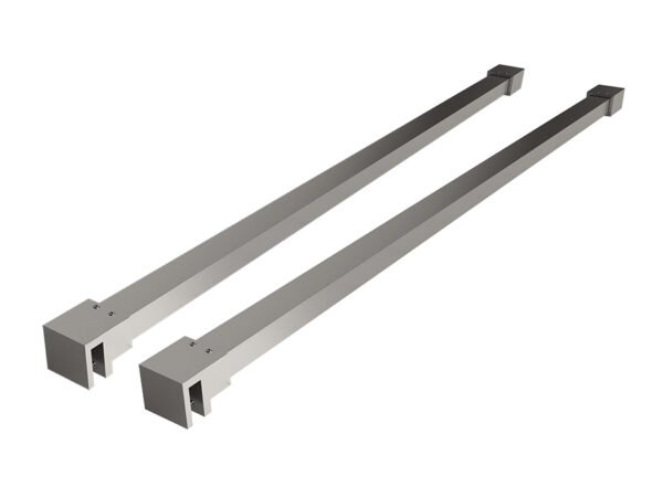 Slim set stabilisatiestangen 120 cm voor vrijstaande inloopdouches chroom - Profielsets en stabilisatiestangen | Lapy