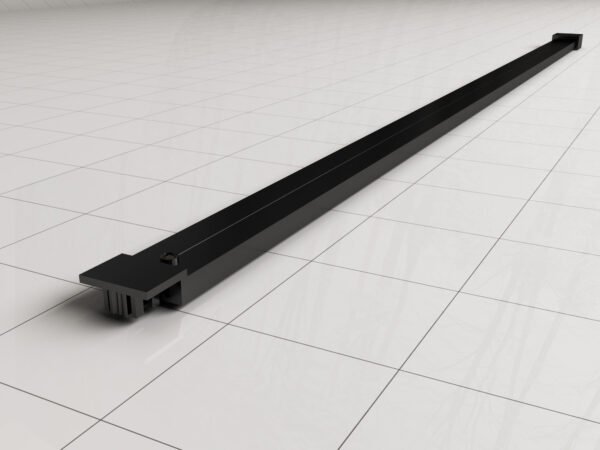 Horizon stabilisatiestang 120cm voor inloopdouche mat zwart - Toebehoren douches | Lapy