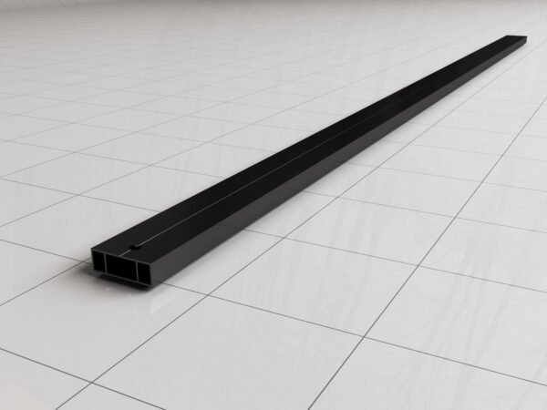 Horizon stabilisatiestang 120cm voor inloopdouche mat zwart - Toebehoren douches | Lapy