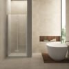 Maki nisdeur vouwbaar links 800 x 2000 x 8 mm nano helder glas/chroom - Vouwdeuren | Lapy