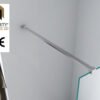 Graffic inloopdouche 1000 x 2000 x 10 mm nano safety glass folie helder glas/chroom - Inloopdouches | Lapy