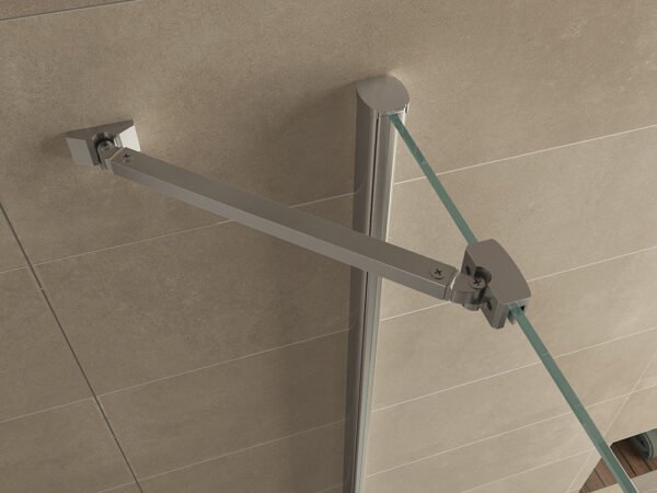 Salone cabine met 1 draaideur 900 x 900 x 2000 x 8 mm nano helder glas/chroom - Douches | Lapy