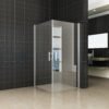 Salone cabine met 2 draaideuren 1000 x 1000 x 2000 x 8 mm nano helder glas/chroom - Douches | Lapy