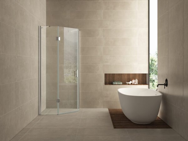 Pento cabine met 1 draaideur 900 x 900 x 2000 x 8 mm nano helder glas/chroom - Douchecabines vierkant | Lapy