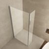 Comfort zijwand met hoekprofiel 400 x 20000 x 10 mm nano helder glas/chroom - Zijwanden | Lapy