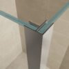 Comfort zijwand met hoekprofiel 400 x 20000 x 10 mm nano helder glas/chroom - Zijwanden | Lapy