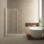 Salone cabine met 1 draaideur 900 x 900 x 2000 x 8 mm nano helder glas/chroom - Douchecabines vierkant | Lapy