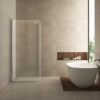 Salone cabine met 1 draaideur 1000 x 1000 x 2000 x 8 mm nano helder glas/chroom - Douchecabines vierkant | Lapy