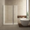 Comfort zijwand draaibaar 300 x 2000 x 10 mm nano helder glas/chroom - Zijwanden | Lapy