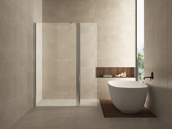 Comfort zijwand draaibaar 300 x 2000 x 10 mm nano helder glas/chroom - Zijwanden | Lapy