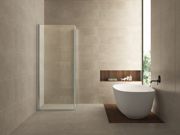 Salone cabine met 2 draaideuren 1000 x 1000 x 2000 x 8 mm nano helder glas/chroom - Douchecabines vierkant | Lapy
