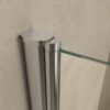 Salone cabine met 2 draaideuren 1000 x 1000 x 2000 x 8 mm nano helder glas/chroom - Douchecabines vierkant | Lapy