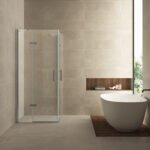 Double hoekinstap cabine met 2 draaideuren 900 x 900 x 2000 x 8 mm nano helder glas/chroom - Douchecabines vierkant | Lapy