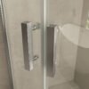 Double cabine kwartrond met 2 draaideuren 900 x 900 x 2000 x 8 mm nano helder glas/chroom - Douchecabines kwartrond | Lapy