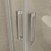 Entra cabine kwartrond met 2 schuifdeuren 900 x 900 x 2000 x 8 mm nano helder glas/chroom - Douchecabines kwartrond | Lapy