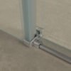 Pared cabine met 1 schuifdeur 1200 x 800 x 2000 x 8 mm nano helder glas/chroom - Douchecabines vierkant | Lapy