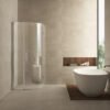 Curf cabine kwartrond met 1 draaideur rechts 900 x 900 x 2000 x 8 mm helder glas/chroom - Douchecabines kwartrond | Lapy