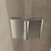 Curf cabine kwartrond met 1 draaideur rechts 900 x 900 x 2000 x 8 mm helder glas/chroom - Douchecabines kwartrond | Lapy