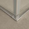 Entra hoekinstap cabine met 2 schuifdeuren 900 x 900 x 2000 x 8 mm nano helder glas/chroom - Douchecabines vierkant | Lapy