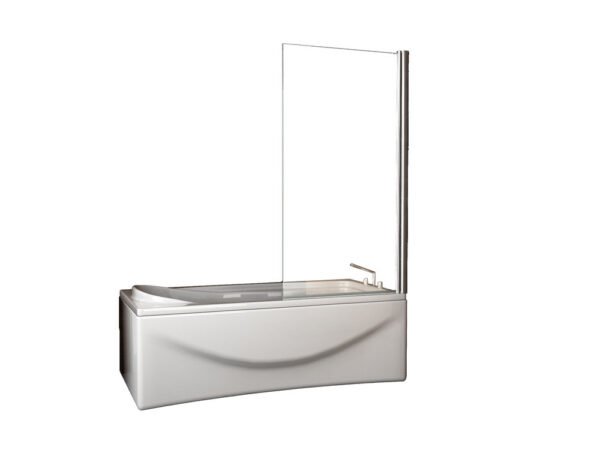 Palmo badwand draaibaar 800 x 1500 x 6 mm nano helder glas/chroom - Badwanden | Lapy