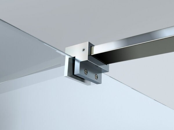 Glaskoppeling haaks chroom